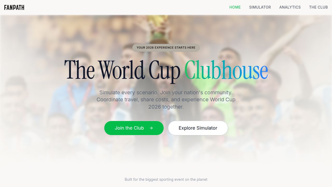Fanpath World Cup 2026 app preview